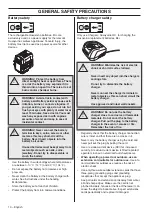 Preview for 10 page of Husqvarna 536LiPX Operator'S Manual