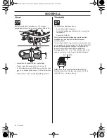 Preview for 36 page of Husqvarna 543AE15 Operator'S Manual