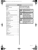 Preview for 41 page of Husqvarna 543AE15 Operator'S Manual