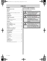 Preview for 60 page of Husqvarna 543AE15 Operator'S Manual