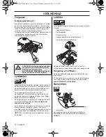 Preview for 92 page of Husqvarna 543AE15 Operator'S Manual