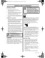 Preview for 105 page of Husqvarna 543AE15 Operator'S Manual