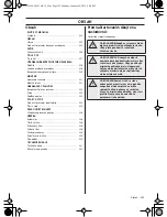 Preview for 325 page of Husqvarna 543AE15 Operator'S Manual