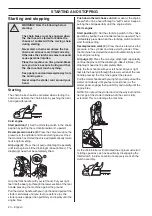 Preview for 20 page of Husqvarna 555 Operator'S Manual