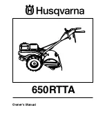 Preview for 1 page of Husqvarna 650RTTA Owner'S Manual