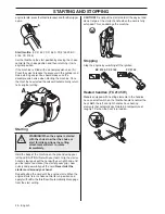 Preview for 24 page of Husqvarna BC2145 Operator'S Manual