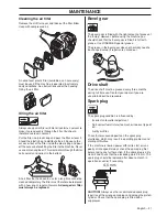 Preview for 31 page of Husqvarna BC2145 Operator'S Manual