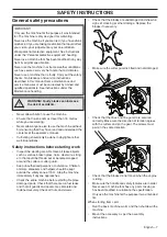 Preview for 7 page of Husqvarna CA230 Operator'S Manual