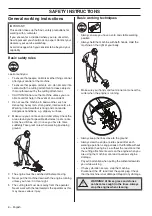 Preview for 8 page of Husqvarna CA230 Operator'S Manual
