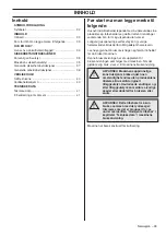 Preview for 33 page of Husqvarna CA230 Operator'S Manual