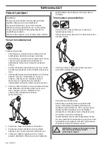 Preview for 48 page of Husqvarna CA230 Operator'S Manual