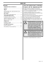 Preview for 73 page of Husqvarna CA230 Operator'S Manual