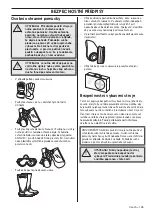 Preview for 145 page of Husqvarna CA230 Operator'S Manual