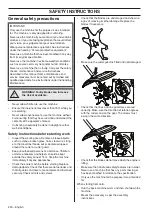 Preview for 250 page of Husqvarna CA230 Operator'S Manual