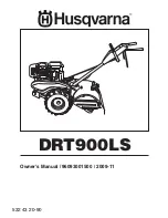 Preview for 1 page of Husqvarna DRT900LS Owner'S Manual