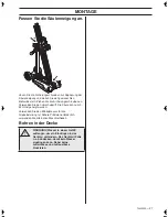 Preview for 27 page of Husqvarna DS 150 Operator'S Manual