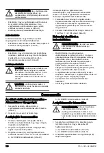 Preview for 116 page of Husqvarna ECA850 Operator'S Manual