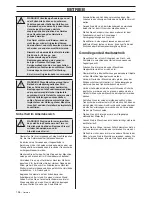 Preview for 196 page of Husqvarna FS 3500 G Operator'S Manual