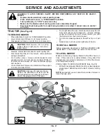 Preview for 21 page of Husqvarna GTH2454T Owner'S Manual