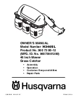 Husqvarna H346SL Owner'S Manual preview