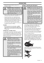 Preview for 15 page of Husqvarna K 6500 II Ring Operator'S Manual