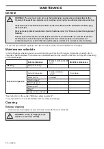 Preview for 22 page of Husqvarna K 6500 II Ring Operator'S Manual