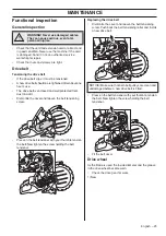 Preview for 23 page of Husqvarna K 6500 II Ring Operator'S Manual