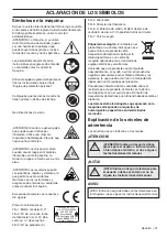 Preview for 31 page of Husqvarna K 6500 II Ring Operator'S Manual