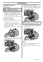 Preview for 83 page of Husqvarna K 6500 II Ring Operator'S Manual