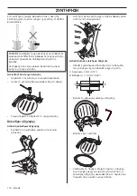 Preview for 114 page of Husqvarna K 6500 II Ring Operator'S Manual