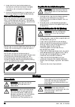 Preview for 86 page of Husqvarna K 7000 Chain Operator'S Manual