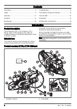 Preview for 2 page of Husqvarna K 770 Operator'S Manual