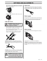 Preview for 13 page of Husqvarna K3600 MKII Operator'S Manual