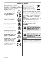 Preview for 2 page of Husqvarna K6500 Operator'S Manual