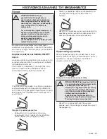 Preview for 93 page of Husqvarna K6500 Operator'S Manual