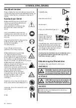 Preview for 86 page of Husqvarna K970 II Chain Operator'S Manual