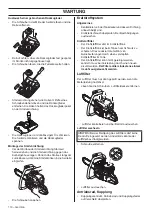 Preview for 110 page of Husqvarna K970 II Chain Operator'S Manual