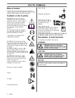 Preview for 2 page of Husqvarna K970 II Ring Operator'S Manual