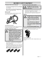 Preview for 7 page of Husqvarna K970 II Ring Operator'S Manual