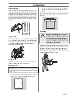 Preview for 17 page of Husqvarna K970 II Ring Operator'S Manual