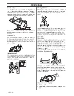 Preview for 18 page of Husqvarna K970 II Ring Operator'S Manual