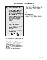 Preview for 47 page of Husqvarna K970 II Ring Operator'S Manual