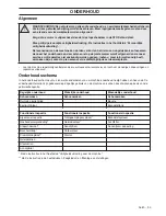 Preview for 90 page of Husqvarna K970 II Ring Operator'S Manual