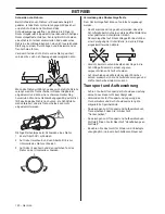 Preview for 120 page of Husqvarna K970 II Ring Operator'S Manual