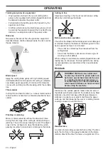 Preview for 20 page of Husqvarna K970 III Rescue Operator'S Manual