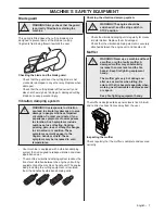 Preview for 7 page of Husqvarna K970 III Ring Operator'S Manual