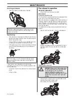 Preview for 24 page of Husqvarna K970 III Ring Operator'S Manual