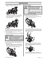 Preview for 25 page of Husqvarna K970 III Ring Operator'S Manual