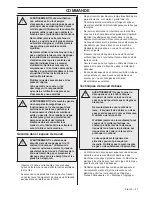 Preview for 47 page of Husqvarna K970 III Ring Operator'S Manual