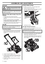 Preview for 10 page of Husqvarna LC221A Operator'S Manual